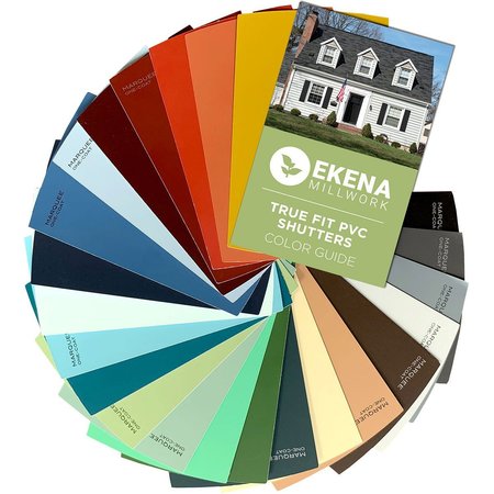 EKENA MILLWORK True Fit PVC Shutter Color Ring SKPVCSHUCOLORS